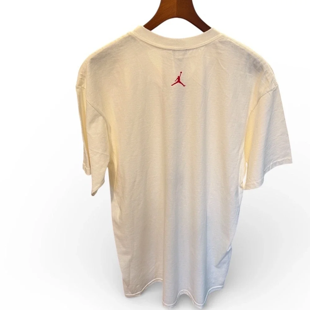 NWT Vtg Jordan Retro 3 Nike TShirt Sz L Men White‎ Crewneck Cement Rare  jumpman